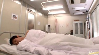 Naked school with a hot teacher Momoka Nishina giving blowjob