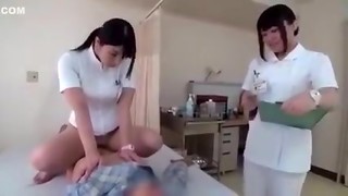 Japanese nurse gives extra care for the patient