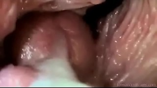 Pussy camera inside showing cum - teenandmilfcams.com