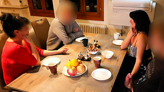 I Let out HIS GIANT COCK IN RESTAURANT! PUBLIC EXTREM!