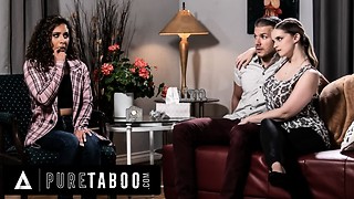 Unspoiled TABOO – A Fellow Has To Pound His Marriage Counselor In Front Of His Wifey