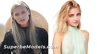 Supreme - Blondie Compilation! Models Flash Off Their Figures