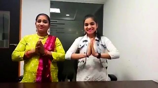 Job Offer Karke Boss ne Dono Ladki ko Chuda With Utter Hindi Audio Your Archana