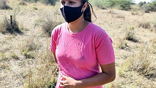 The desi skimpy lady was working alone on her farm when the stepbrother seduced her and started banging her