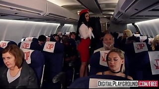 DigitalPlayground - Fly Girls Final Payload Scene 2 (Aletta Ocean, Nicolette Shea, Axel Aces, Ryan Ryder)